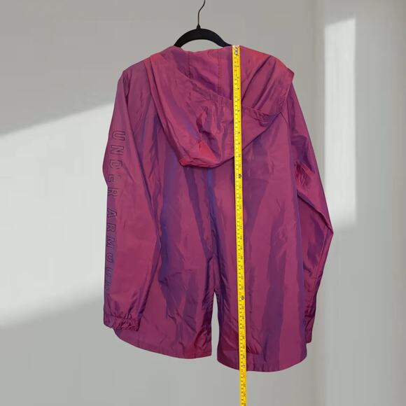 Under Armour Windbreaker Jacket – Holographic Purple/Plum (XL) - Picture 5 of 7
